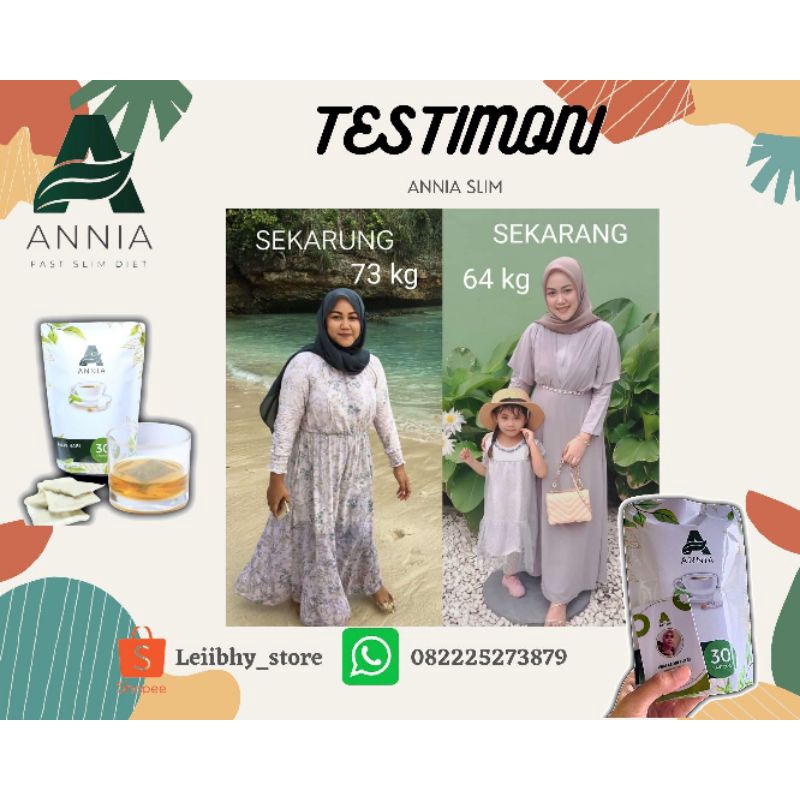 ANNIA SLIM DIET PAKET 30 (TURUN HINGGA 10-14 KG)