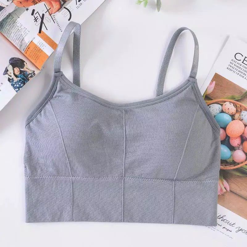 Sporty Korean Crop Tank Top Bra Sport BN56-ABU BN56