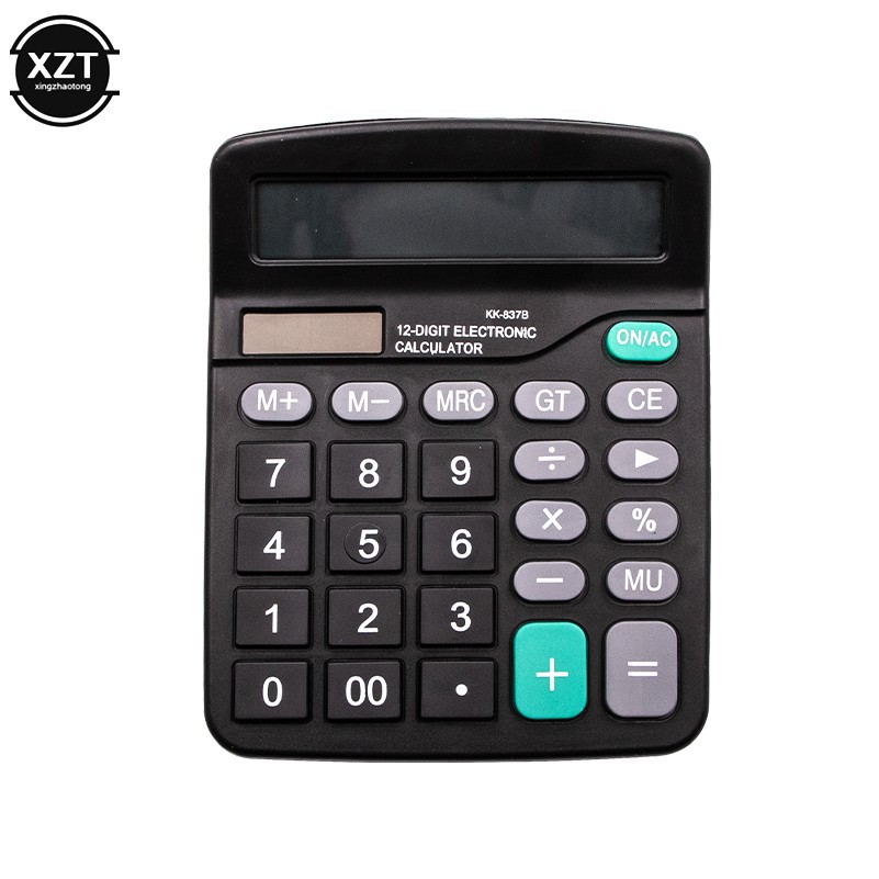 

DEXIN Kalkulator Elektronik 12 Digit - KK-837B - Black