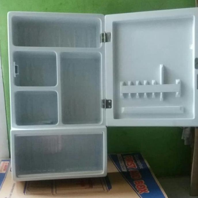 TERMURAH Rak Kamar Mandi+Cermin Maspion MC-2 - Putih Rak Toilet Kamar Mandi