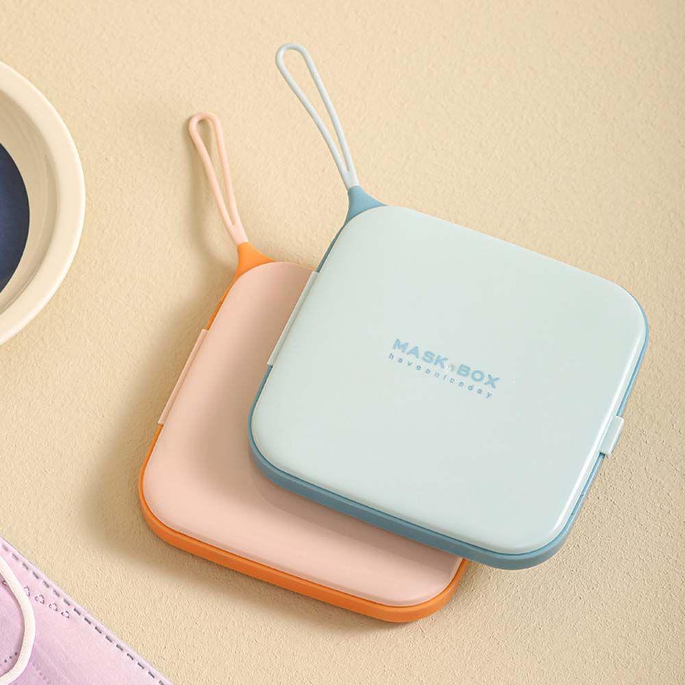 R-FLOWER Disposable Case Outdoor Reusable Holder Simpan Wadah Wajah