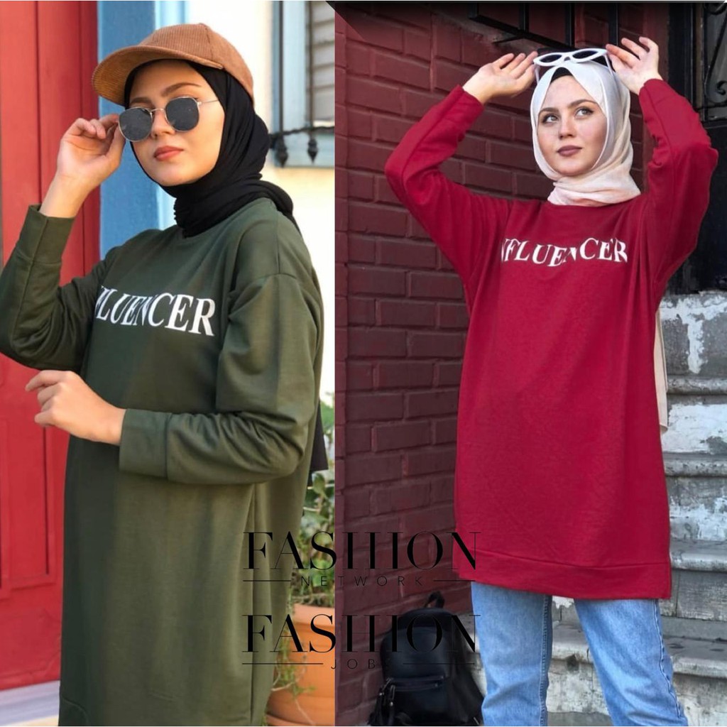 VS GG - baju atasan SWEATER JUMBO wanita INFLUENCER