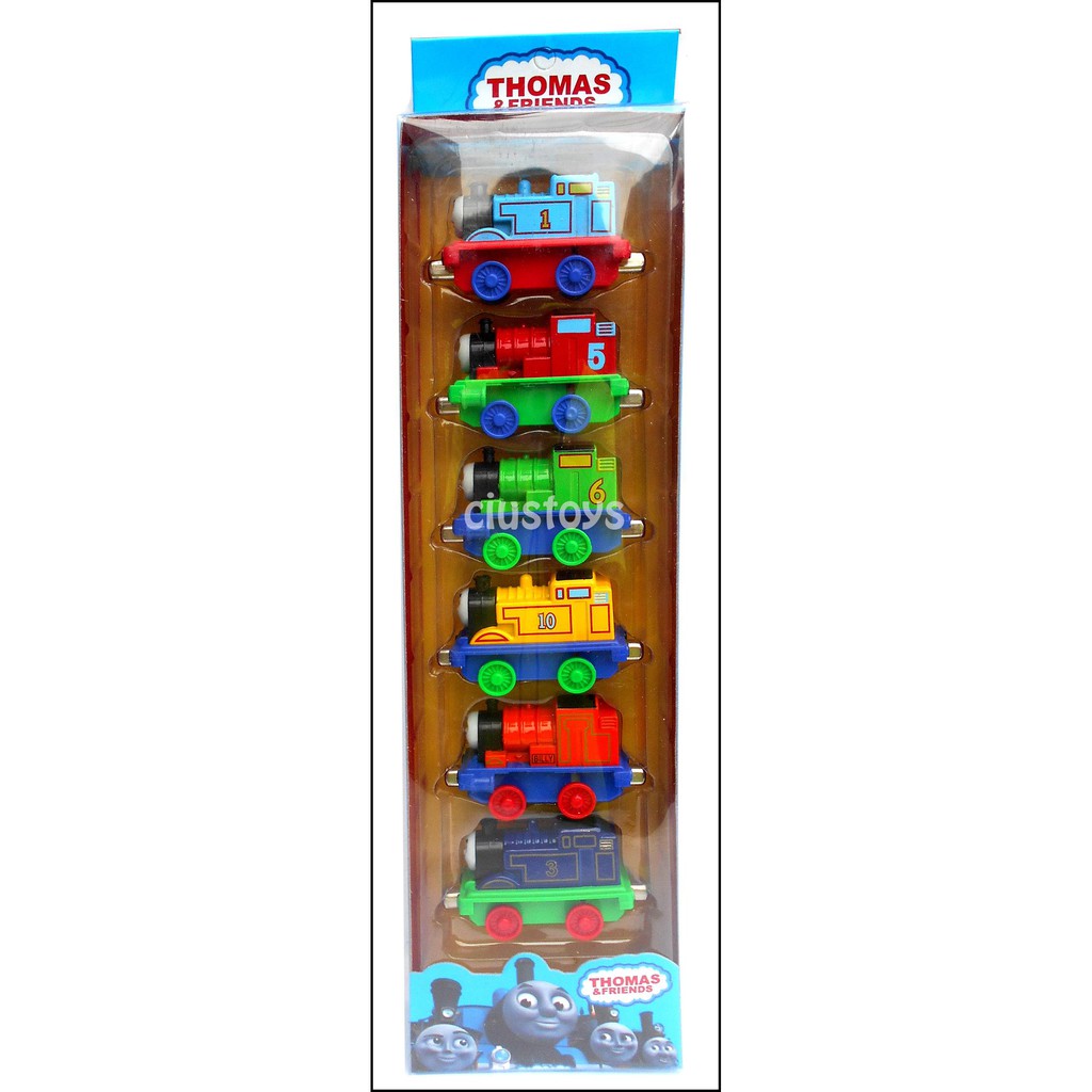 Beauty Die Cast Set Thomas 6Pcs  - Figure Kereta Api Thomas & Friends Diecast