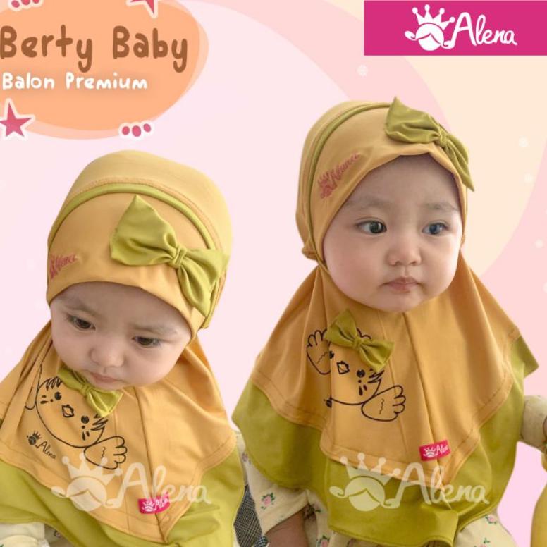 Grg31au22ˣ ‣ HIJAB/JILBAB ALENA BABY 'Berty' ORI ALENA | Kerudung/Jilbab bayi/anak Alena