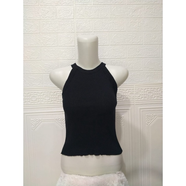 Ella Crop Top - Tank Top Rajut Wanita - Inner Knit