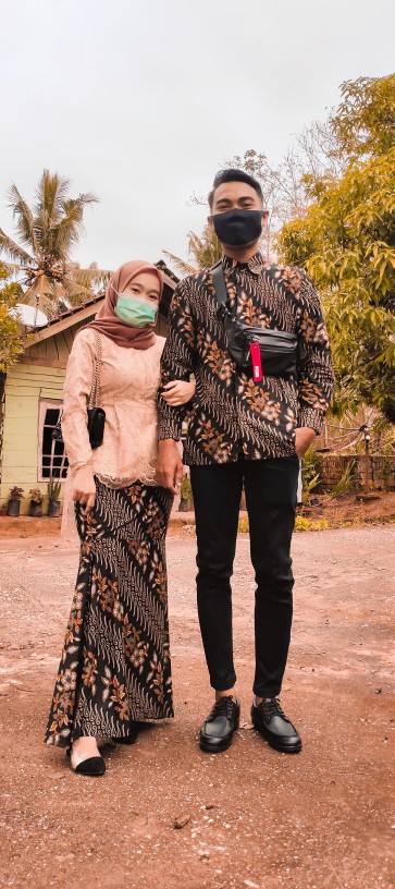 Maura Couple - Sania Ruffle Batik Couple Ori Ndoro Jowi Garansi Termurah Shopee - Batik Solo Prilly