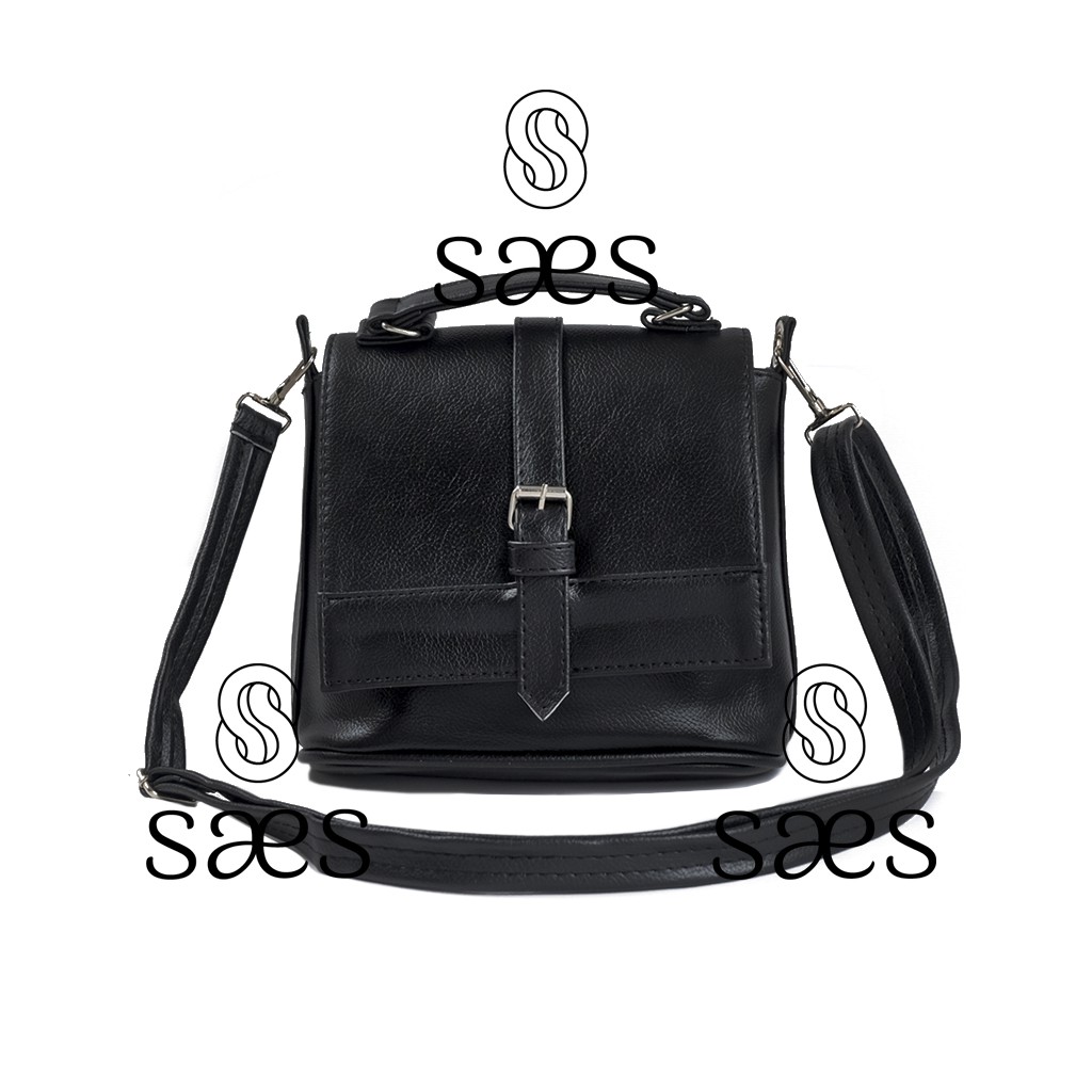 SAES KENANGA SLING BAG VINTAGE BLACK SHOULDER BAG CROSSBODY BAG 2021 Saes shop 001