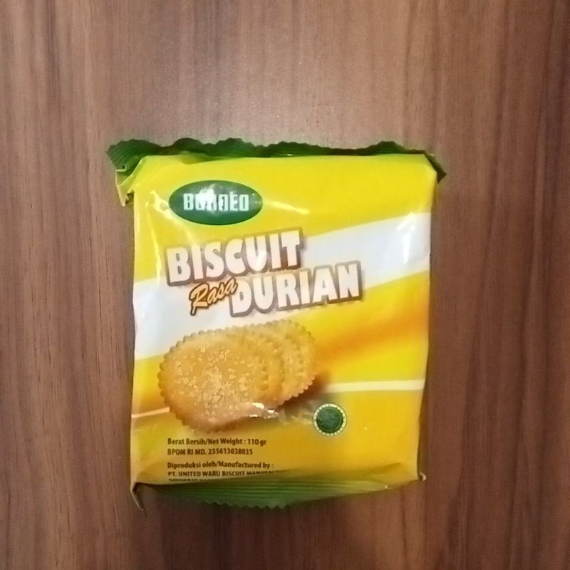 

BORNEO BISKUIT DURIAN 110 GR