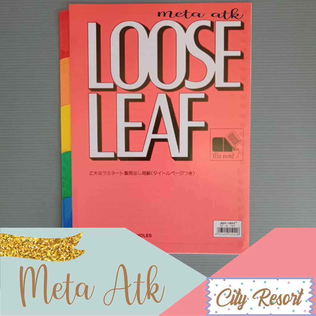 

Pembatas Loose Leaf / Pembatas Binder Joyko B5-IL-05C