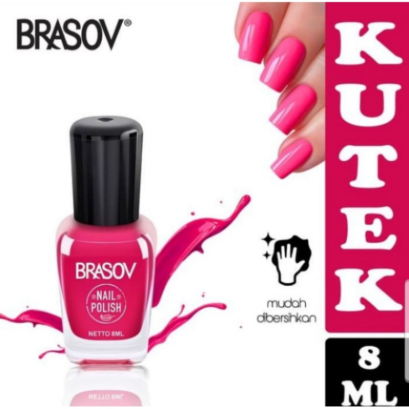 KUTEK BRASOV - CAT KUKU - KUTEK WARNA PINK - NAIL POLISH 8ML - KUTEK KUKU