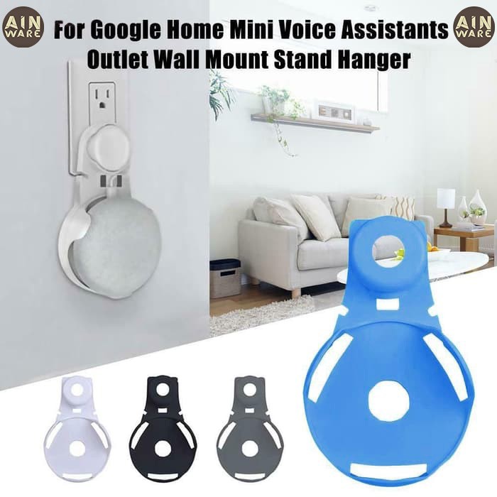 Wall Mount Holder Hanger Stand Grip for Google Home Mini