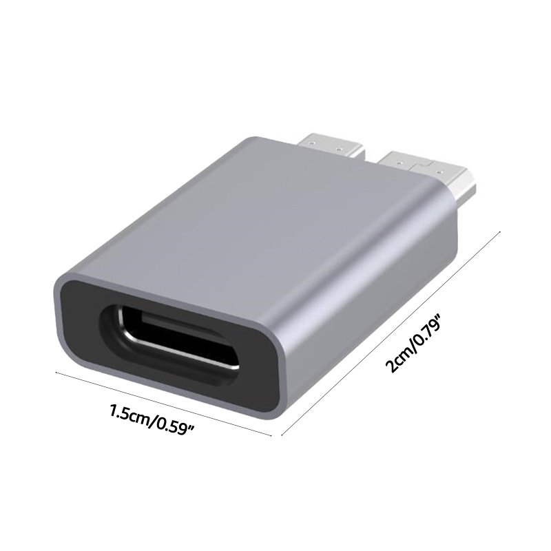 Adaptor btsg USB 3.0 Type-C to Micro-B (F/for M) USB 3.0 Micro-B to Type C Fast Adapt