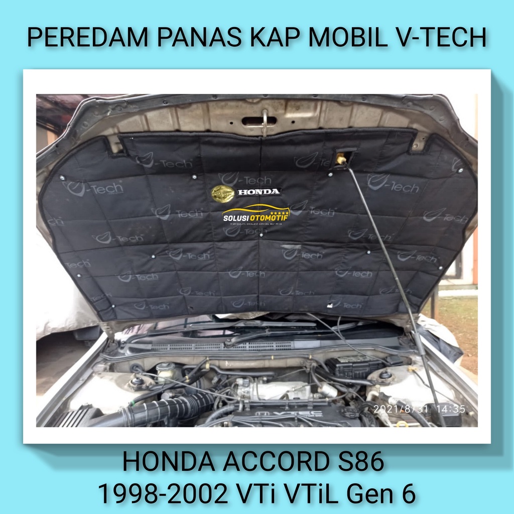 HONDA ACCORD S86 1998-2002 VTi VTiL VTECH Pelindung Peredam Panas Kap Mesin Aksesoris Variasi Mobil