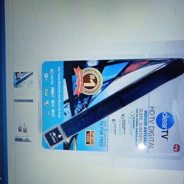 Clear tv indoor antena -antena dalam ruangan digital