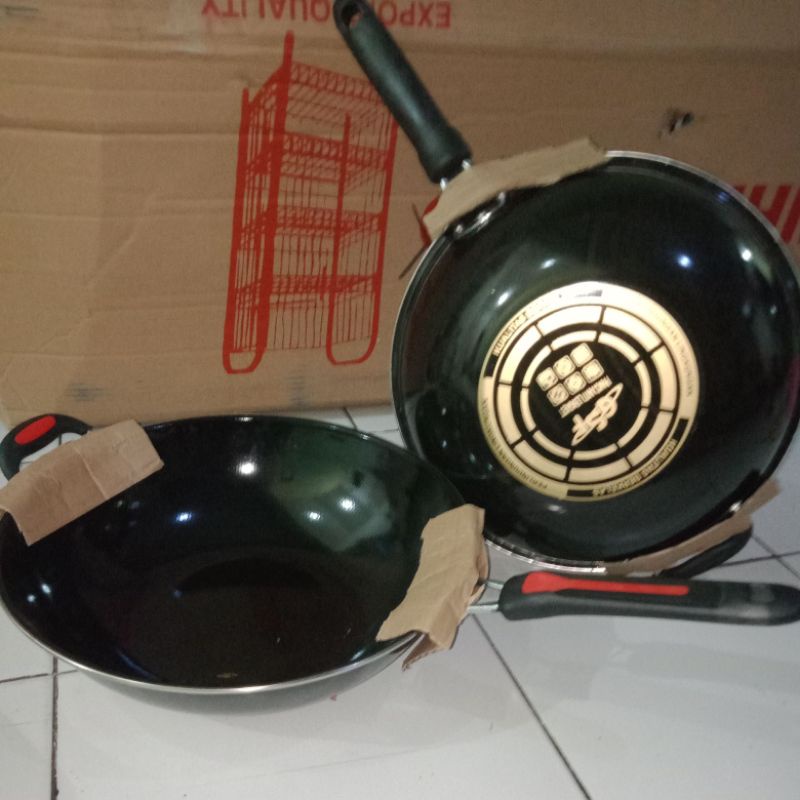 Wajan gagang enamel gsf anti lengket