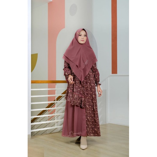 TERBARU GAMIS SET SYAR'I ORIGINAL BRAND BY BERMERKS SYAR'I