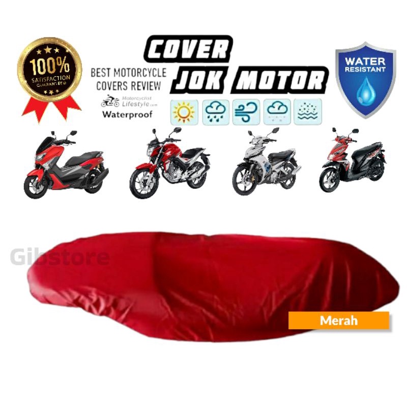 Sarung Jok Motor Cover Pelindung Jok Motor Anti Air Untuk Motor Beat Vario Scoopy Fino Mio Genio Xride Spin Nmax Aerox Pcx Adv Freego Vixion Tiger Thunder Megapro Vespa Supra Kharisma Revo Jupiter Vega Shogun Sarung Pelindung Jok Anti Cakar Kucing