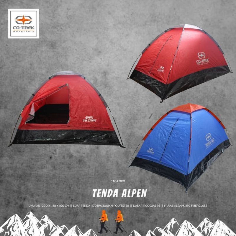 Tenda Kemping Cotrek Kap.2 orang
