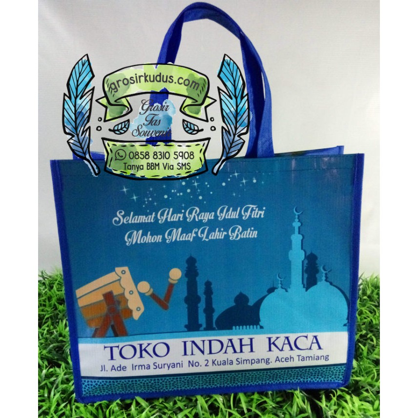 Tas Parcel Lebaran 45x30cm sisi 14cm order @amyy12