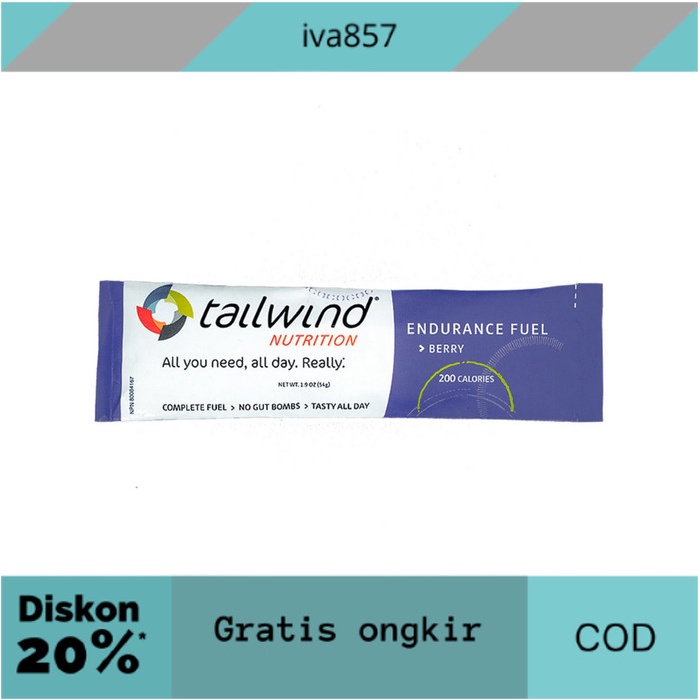 

PROMO Tailwind Stick Pack Non Caffeinated 200 Kcal - Berry GRATIS ONGKIR
