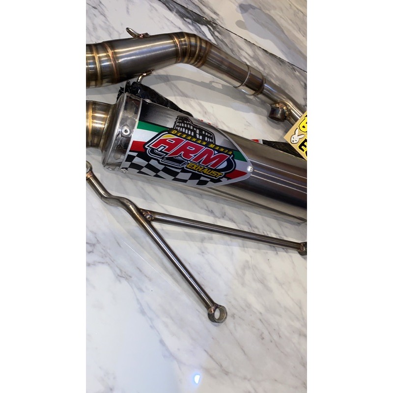 Knalpot Arm Exhaust Vespa Slincer Only
