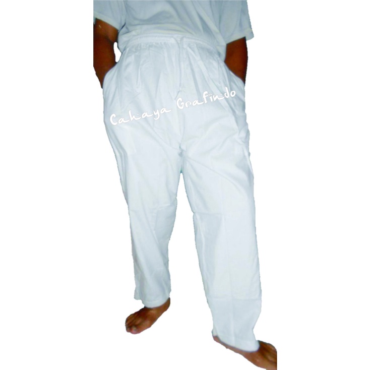 CELANA PANJANG PRIA WARNA PUTIH