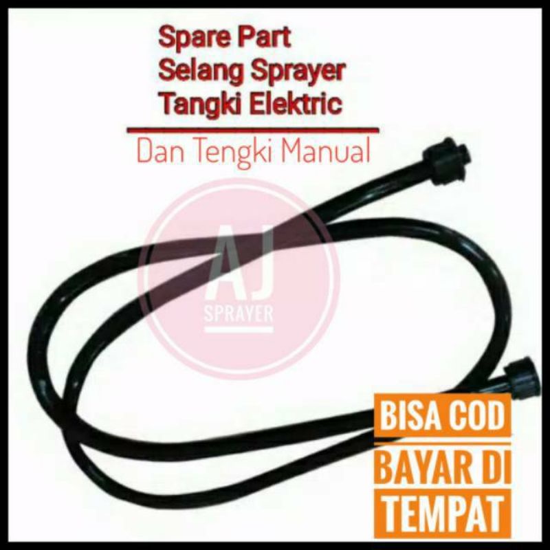 Selang Sprayer Elektrik Atau Manual High Pressure Hitam