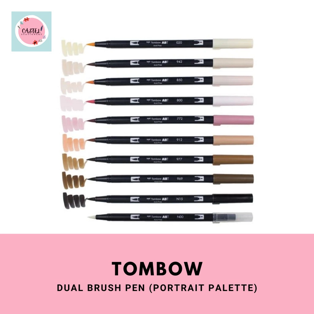 

Tombow ABT Dual Brush Pen Portrait Palette Satuan