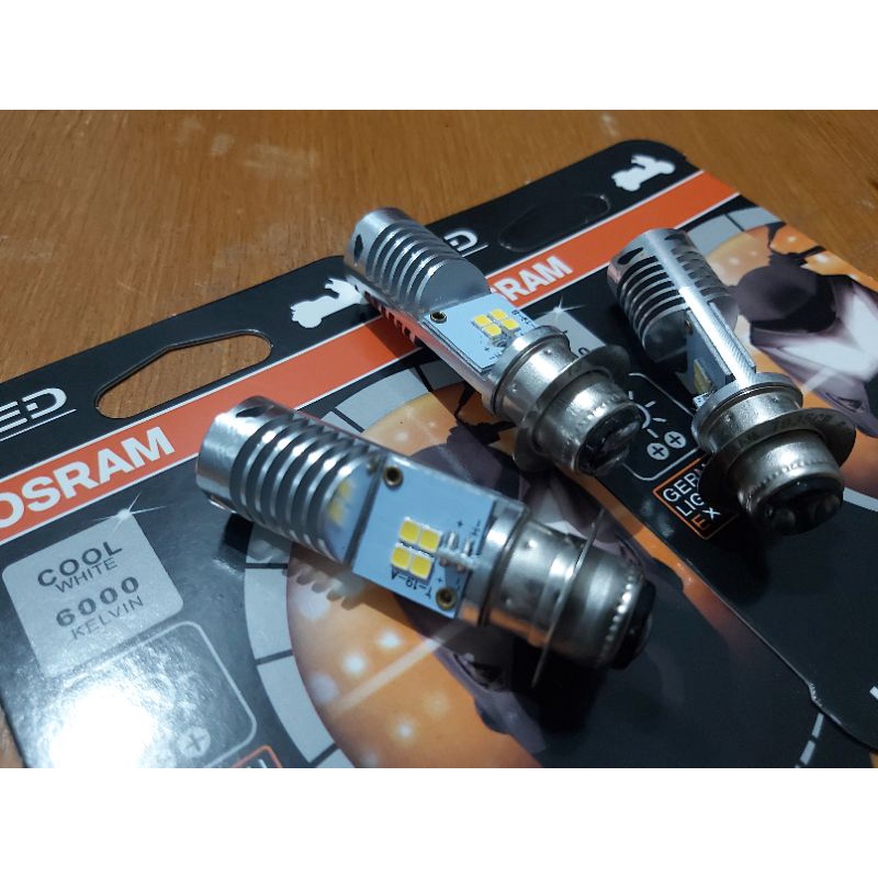 Lampu Depan Led Osram super Terang Tidak panas beat beat F1 vario vario 125 supra supra x 125 revo blade revo new blade new jupiter z jupiter mx vega r