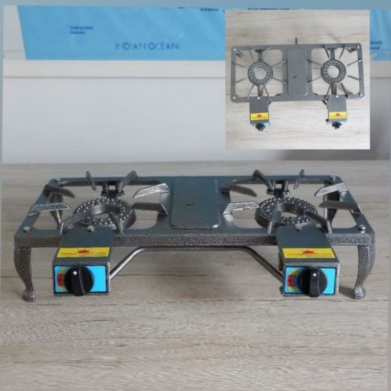 Kompor cor  2 tungku SUNRISE SR 201 Auto T2