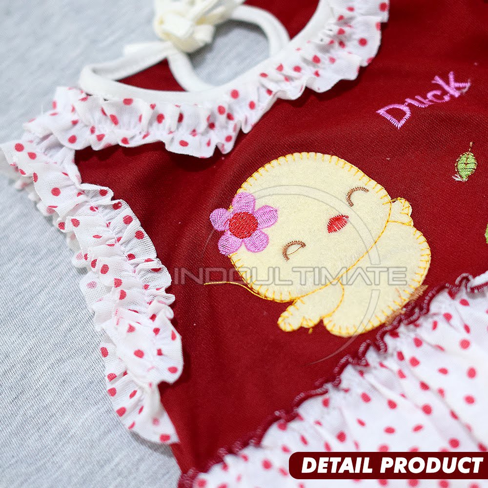 Baju Rok Bayi Perempuan cewek Atasan Kaos Baju Dress Pakaian Bayi lucu TRS-020