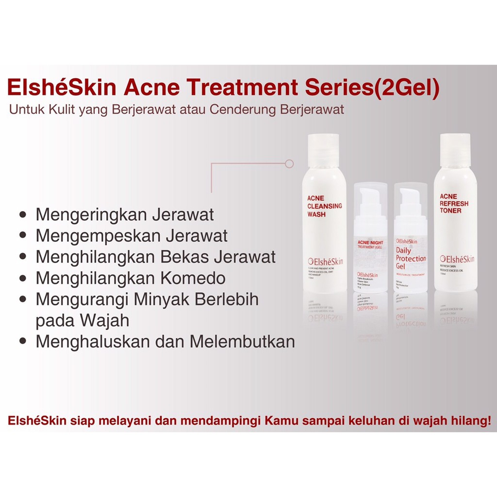 Elsheskin Acne Treatment Series 2 Gel Shopee Indonesia