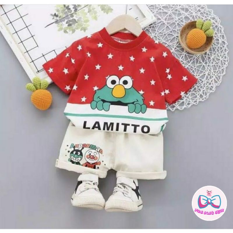 Setelan Elmo Lamitto Bayi dan Anak