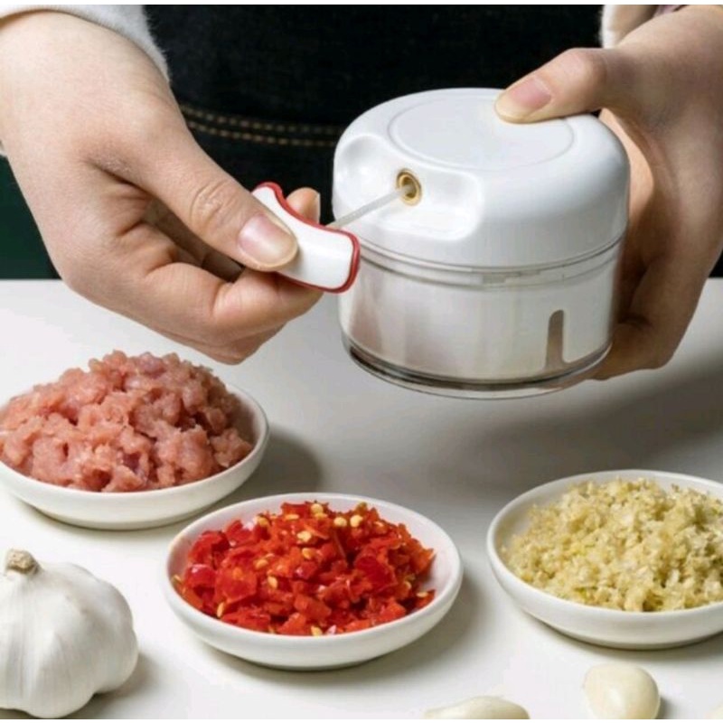 CHOPPER MINI BLENDER TARIK TANGAN MULTIFUNGSI POTONG CABE BAWANG