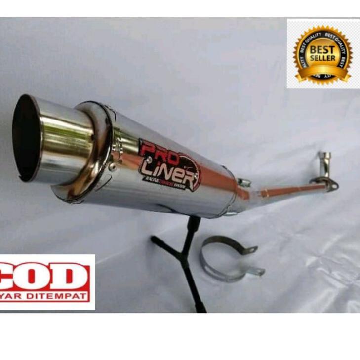 Harga Spesial.. Knalpot Racing prolinear full crum Supra x/Supra fit/Jupiter z/Vega r/Revo/karisma/B