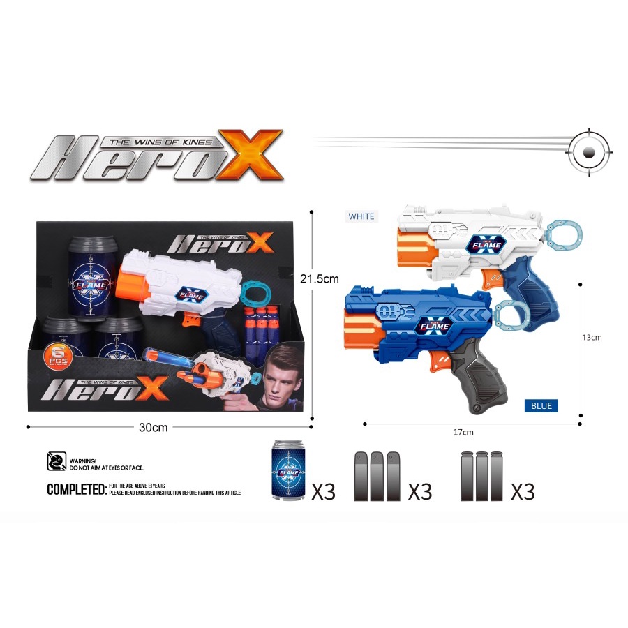 Mainan Battle Soft Gun/Mainan Pistol Soft Gun HW20077078