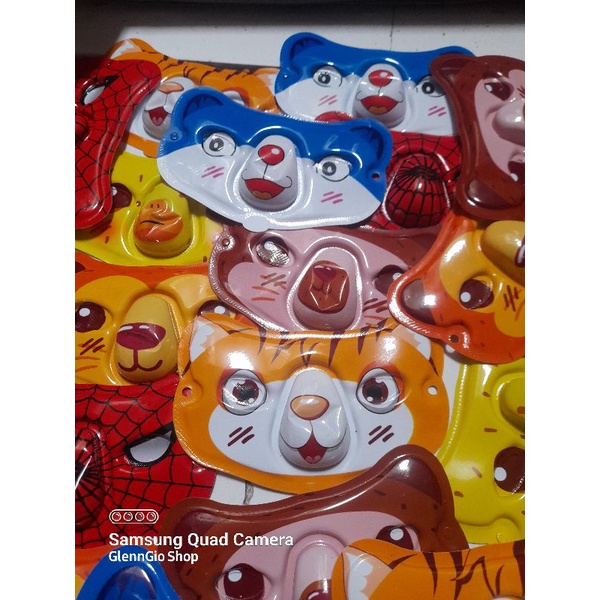 Permen Coklat Zoo Mask pak isi 20 pcs