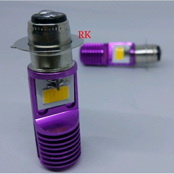 LAMPU UTAMA LED MOTOR H6 WARNA KUNING ATAU WARMWHITE (SEPERTI LAMPU STANDAR) HIGH/LOW