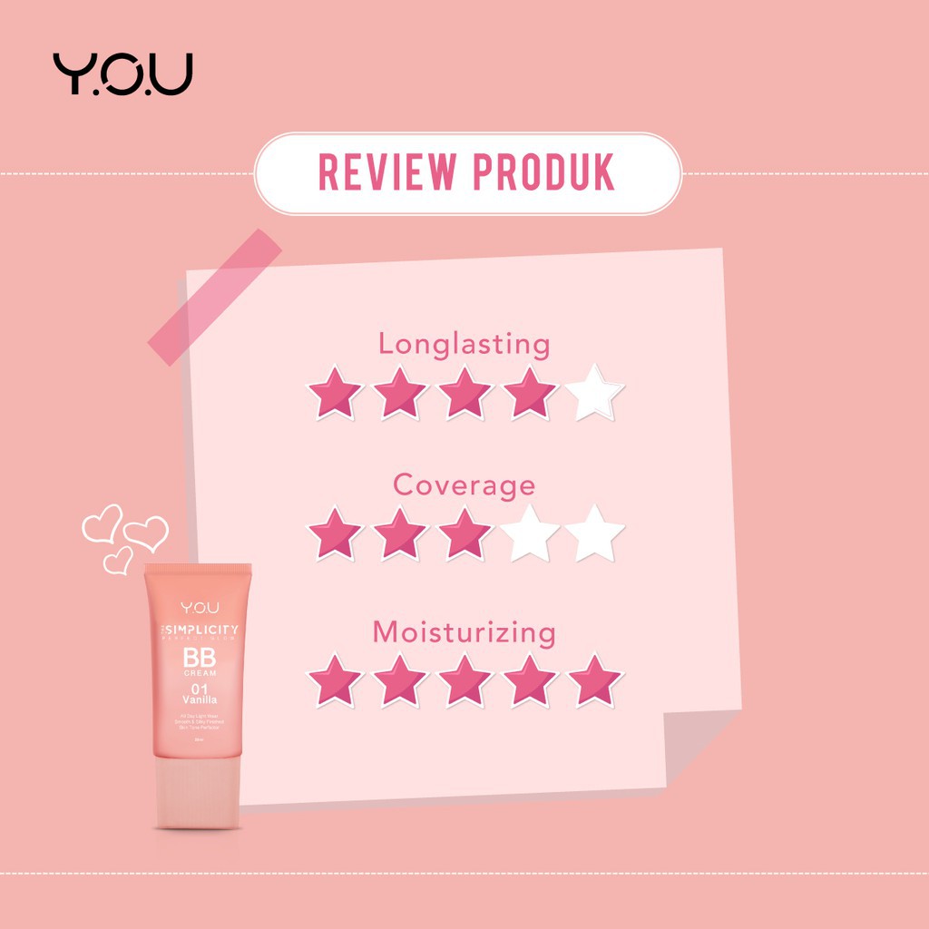 The Simplicity Perfect Glow BB Cream by YOU Makeups / Y.O.U VH