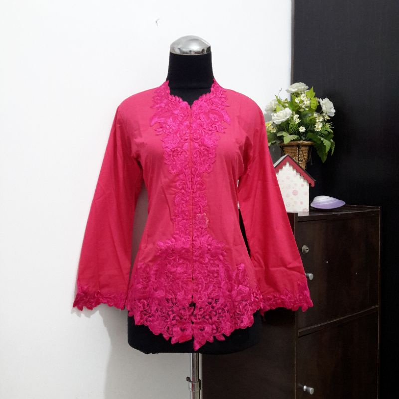 Kebaya katun model encim Jumbo XXL sampai 5L