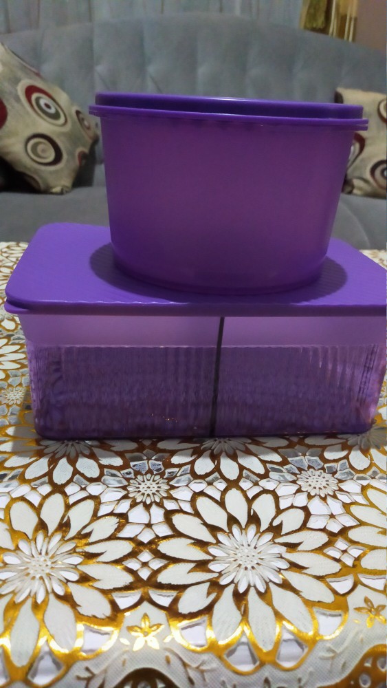 Snack It (hijau, Merah, Gold, Toska, Ungu, Hijau Lime) 1 Pcs Toples Crsytal Tupwr