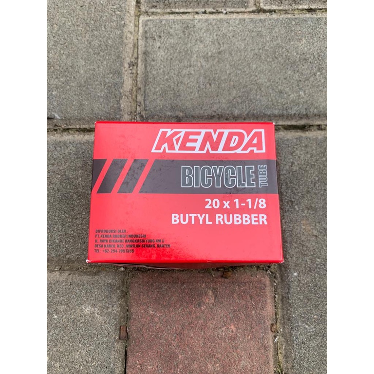 TERMURAH!!! Ban Dalam Sepeda Ukruan 20 x 1-1/8 KENDA France Valve 48 / Realpict