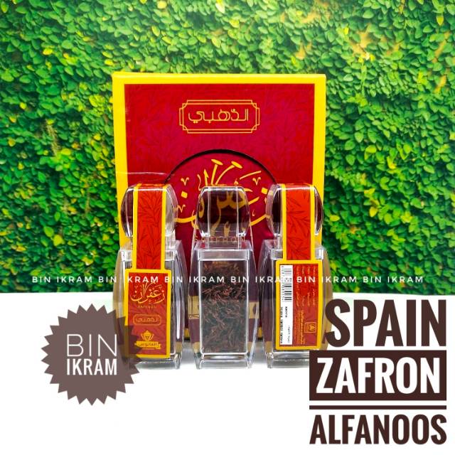 

Saffran Safron Alfanoos Spanyol Zaffran Spain Premium Grade A1 2 GR