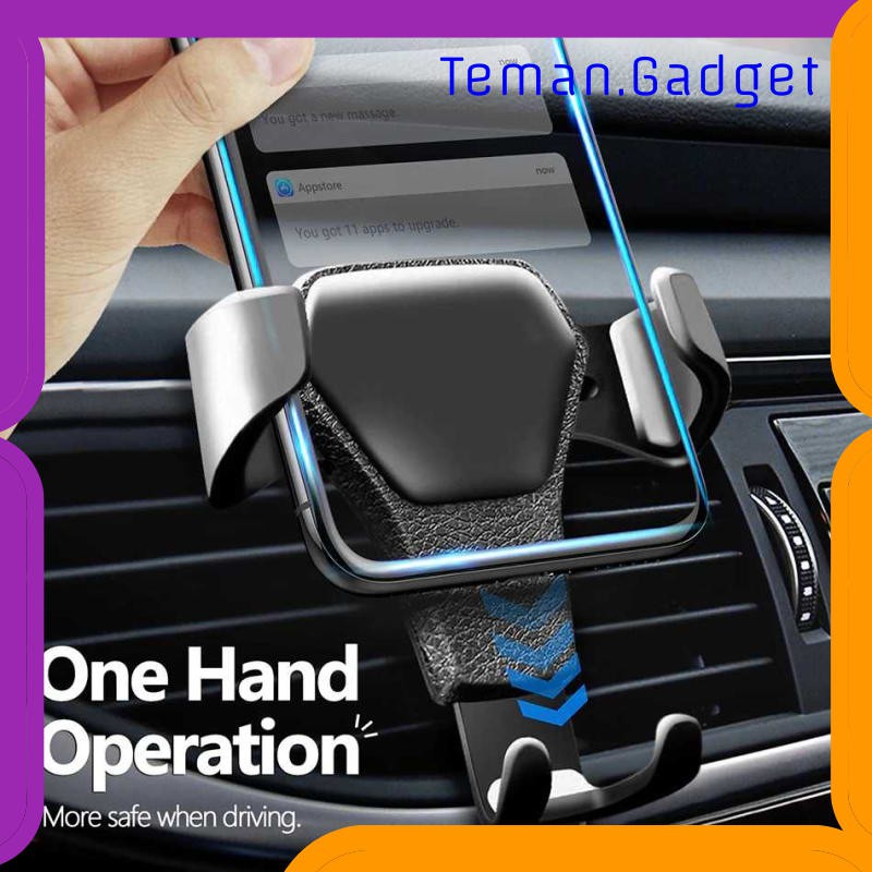 TG-BD120 PMXBT CAR HOLDER SMARTPHONE LEATHER GRAVITY BRACKET AIR VENT - OU25