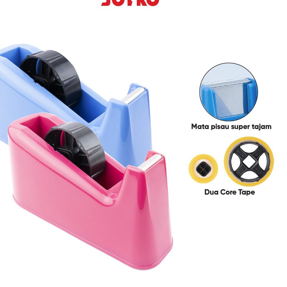 

Produk Original Tape Cutter Tape Dispenser Pemotong Pita Perekat Joyko TC-107