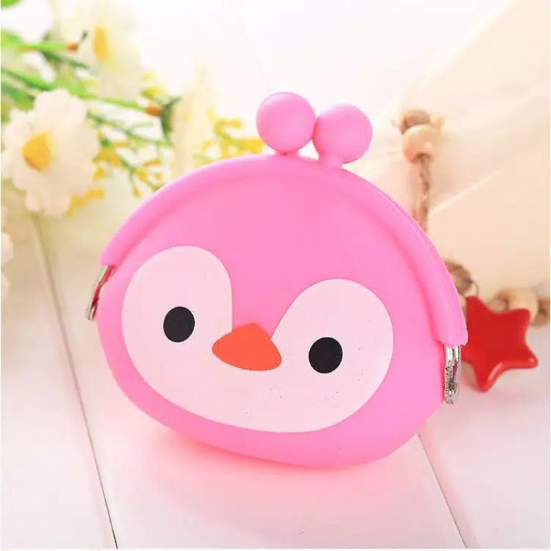 Medan Termurah Dompet mini karakter lucu jelly silicone coin import dompet koin