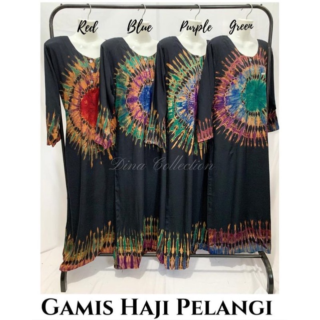 GAMIS PELANGI RAYON BALI