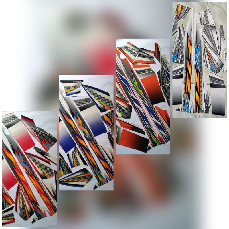 STIKER LIST BODY MOTOR YAMAHA FIZR 2004