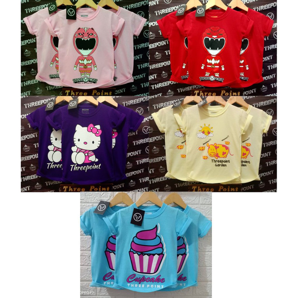 KAOS ANAK DISTRO KAREAKTER THREEPOINT TERBARU ASLI ORI KAOS ANAK DISTRO KAREAKTER THREEPOINT TERBARU ASLI ORI