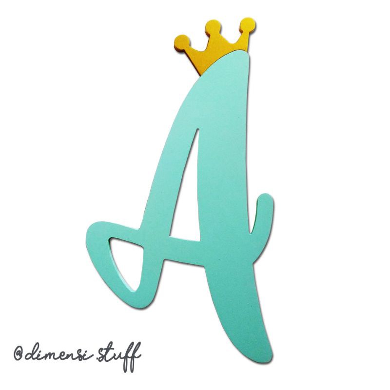 Huruf Inisial Abjad Kayu